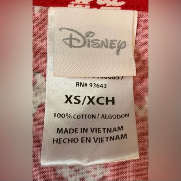 Disney Minnie Mouse Red Scrub Top-Women’s Size XS-100% Cotton-Shirt-Daisy - Picture 3 of 11